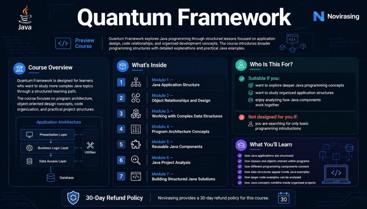 quantum framework infographic